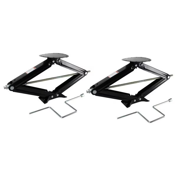 Quick Products QP-RVJ-S30-2PK RV Stabilizing and Leveling Scissor Jack, 5,000 lbs. Max, 30